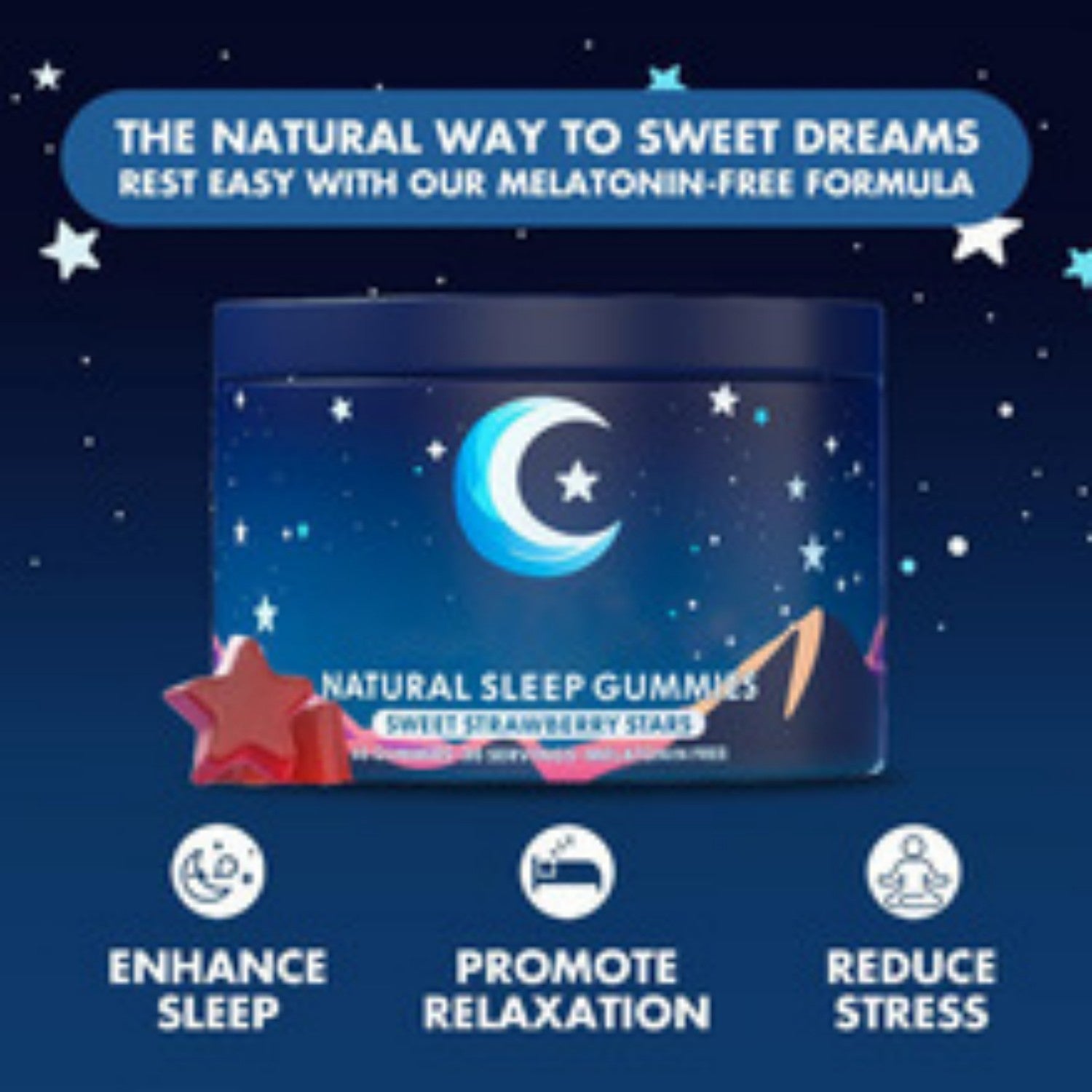 60 Melatonin Gummies Sealed At Room Temperature