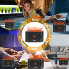 120ml Cool Mist Humidifier Ultrasonic Aroma Essential Oil Diffuser With Soothing Sounds 7 Color Night Lights Waterless Auto Off For Relaxation And Sleeping