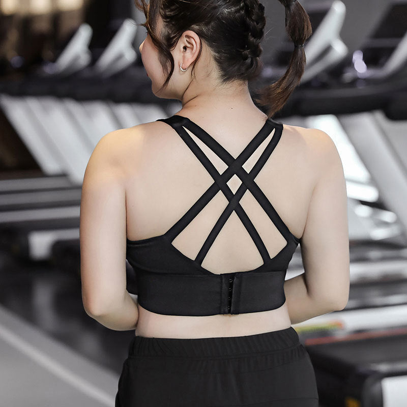 Shockproof running bra