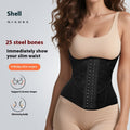 Lace Hourglass 25 Bone Shapewear Belly Contracting And Slimming Waistband Sports Fitness