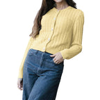 Casual Style Solid Color T-shirt Sweater Women